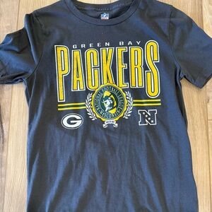 Boys NFL Green Bay Packers Kids T-Shirt - Dark Gray size 9/10